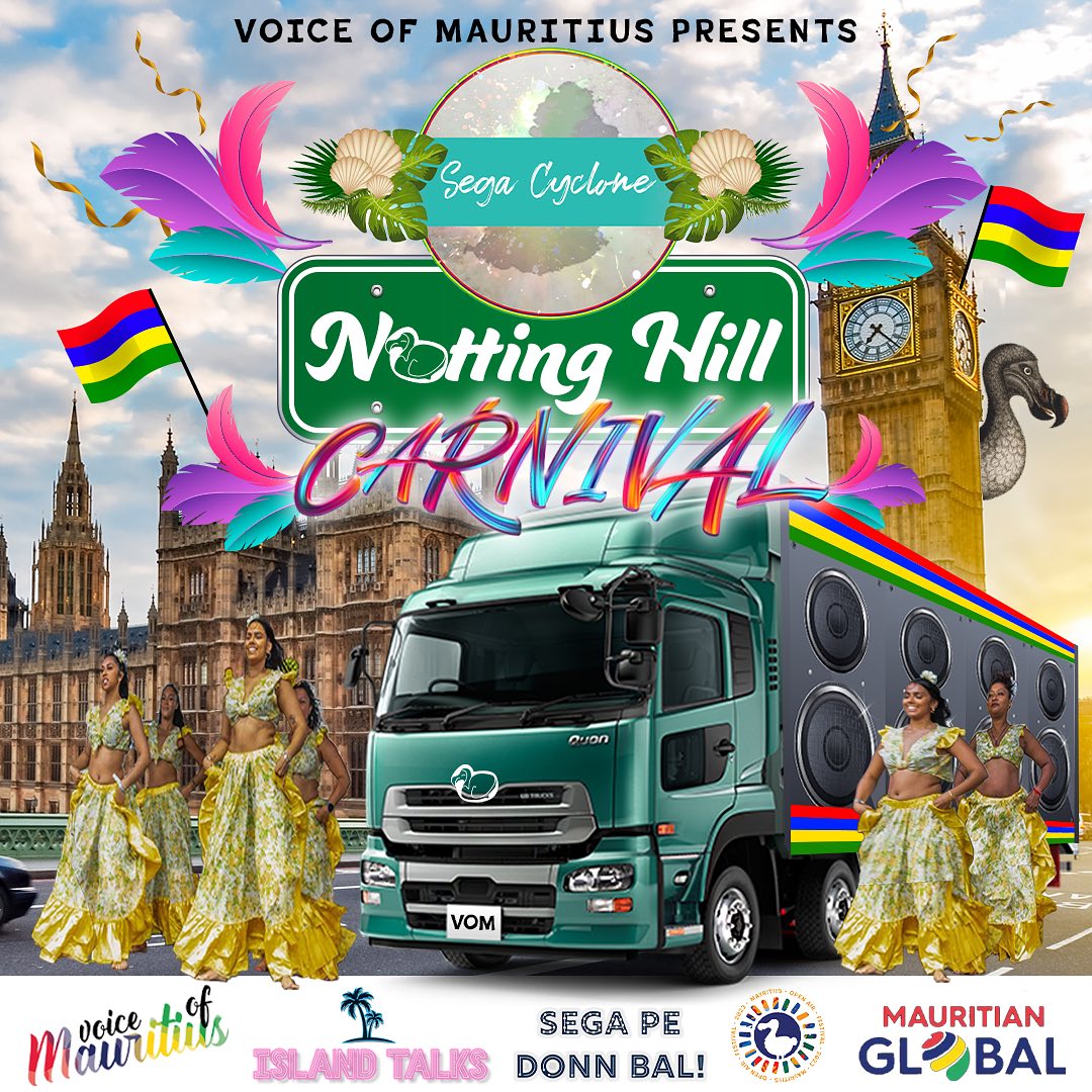Voice of Mauritius at Notting Hill Carnival 2023